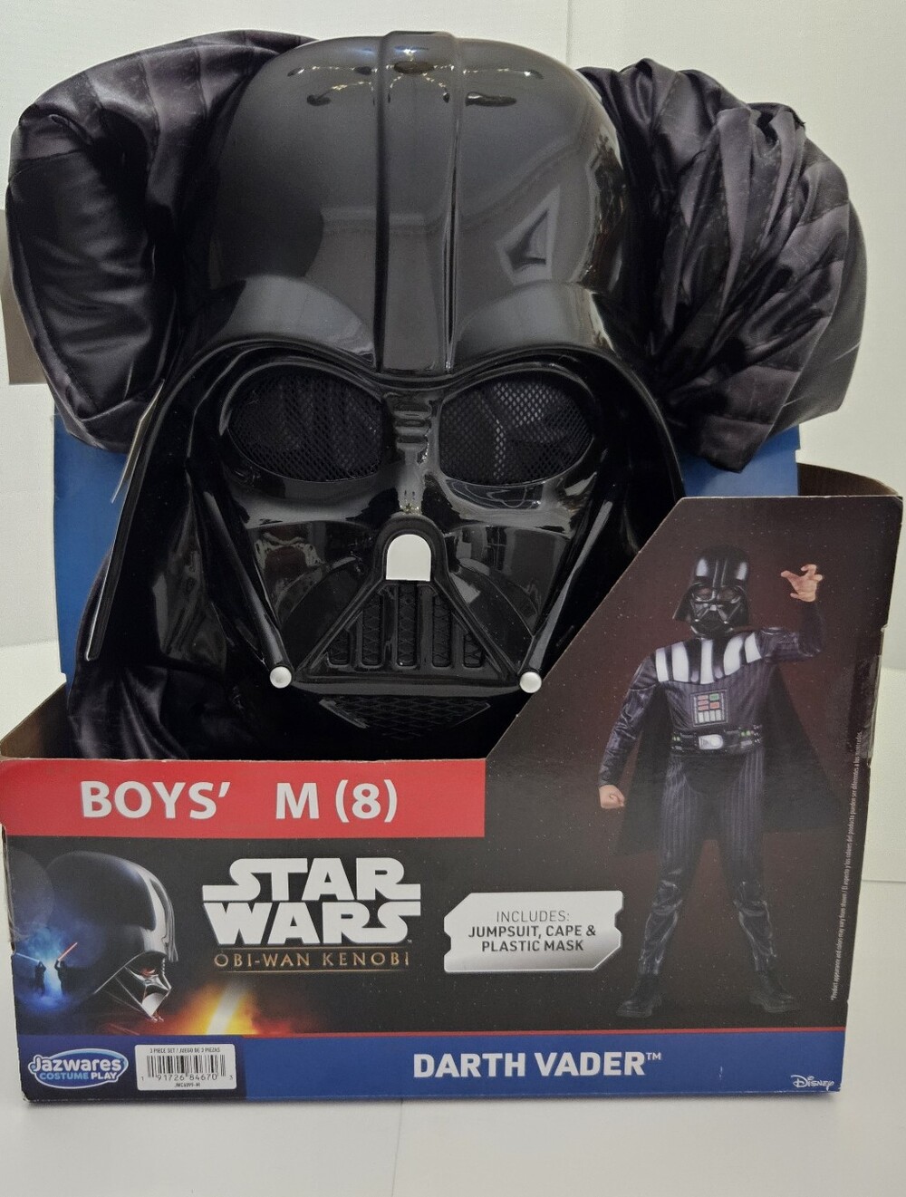Star Wars Darth Vader Costume Boys Size M 8 Jazwares NIB